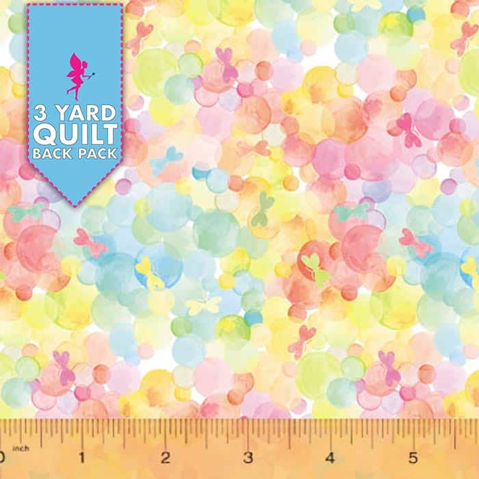 Carnival 108" Wide 3 Yard Quilt Fabric Back Pack