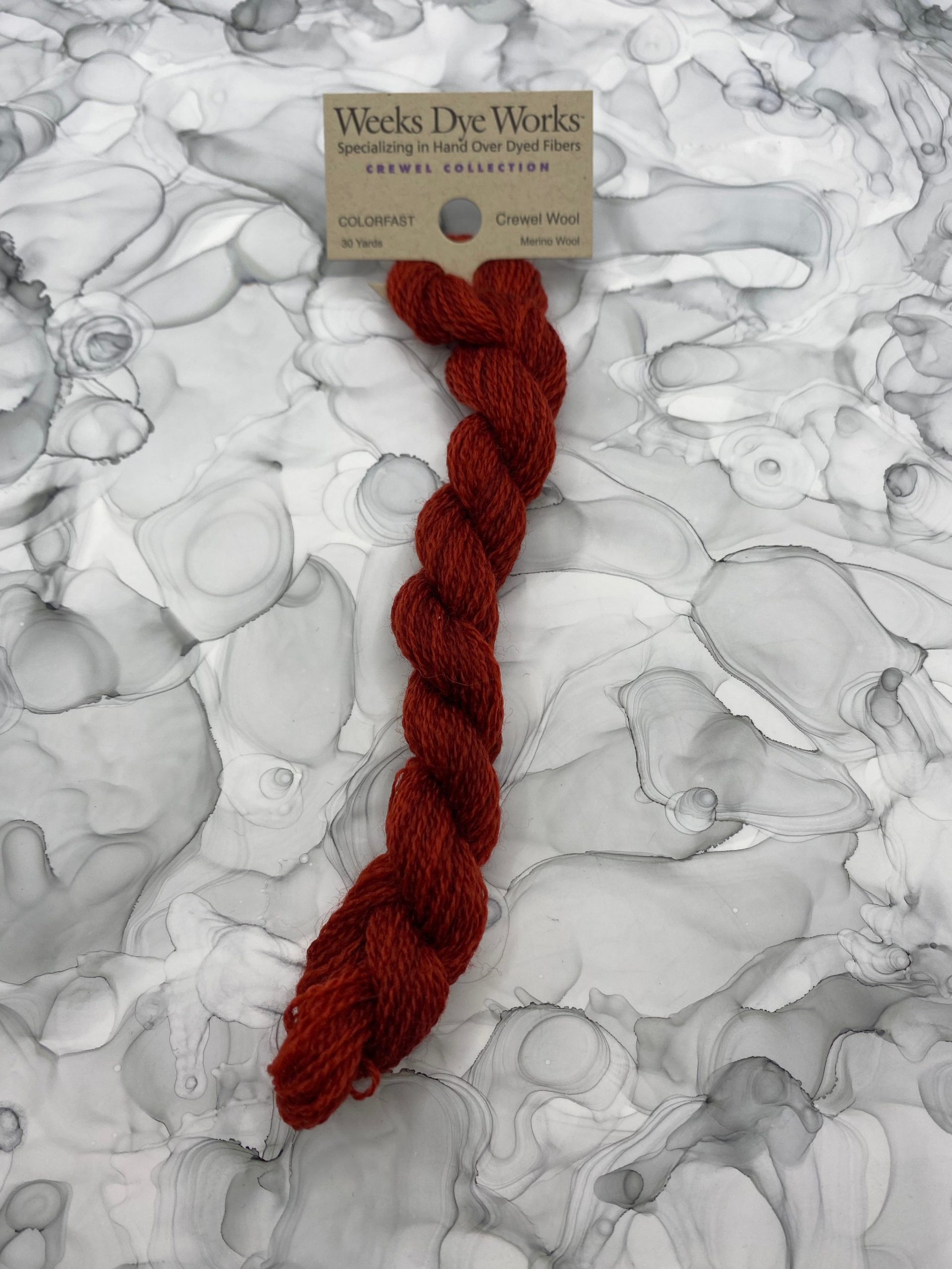 Weeks Dye Works Crewel Wool, Cayenne