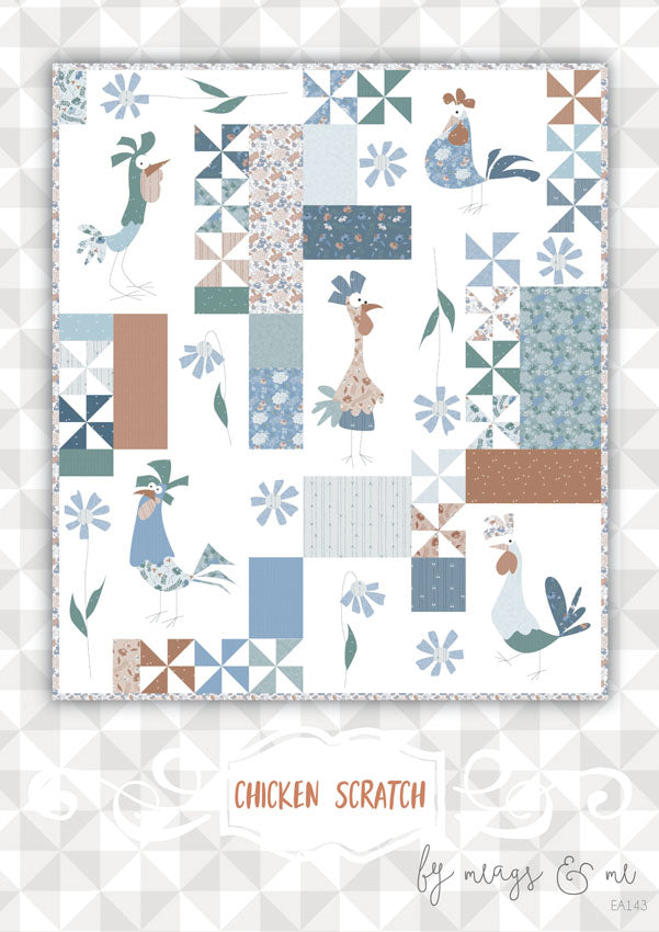 Chicken Scratch Quilt Pattern by Meags and Me