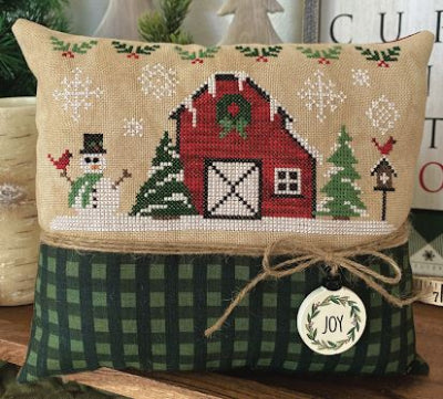 Christmas Barn Cross Stitch Pattern by Primrose Cottage Stitches