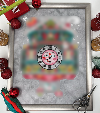 Christmas Cuckoo Clock Part 1 Cross Stitch Pattern by Tiny Modernist