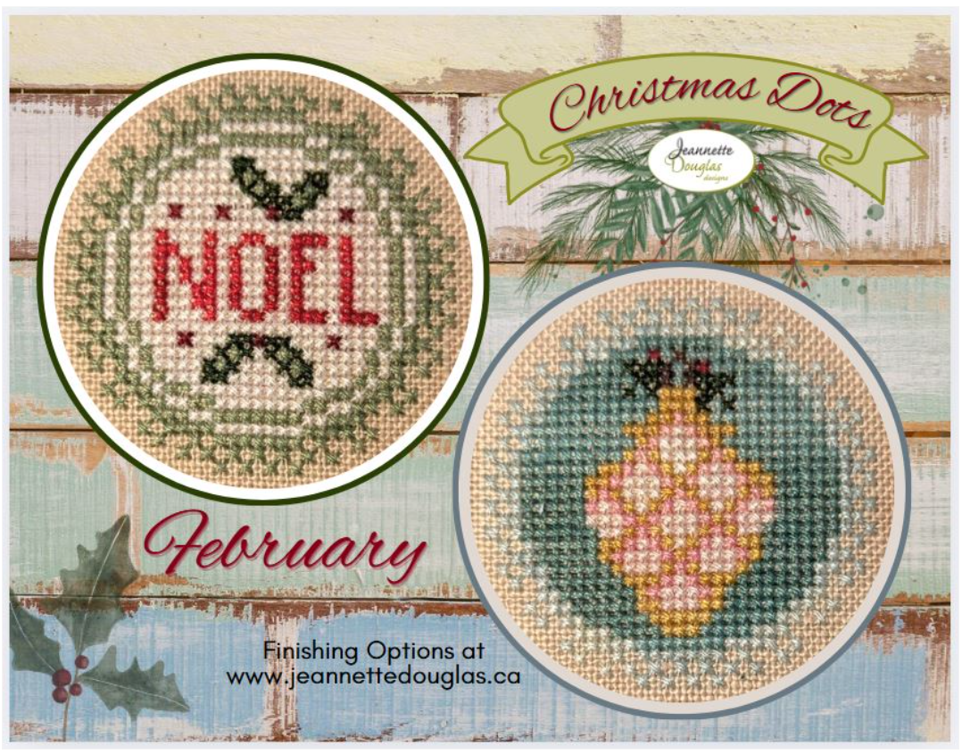 Christmas Dots: February - by Jeannette Douglas Designs