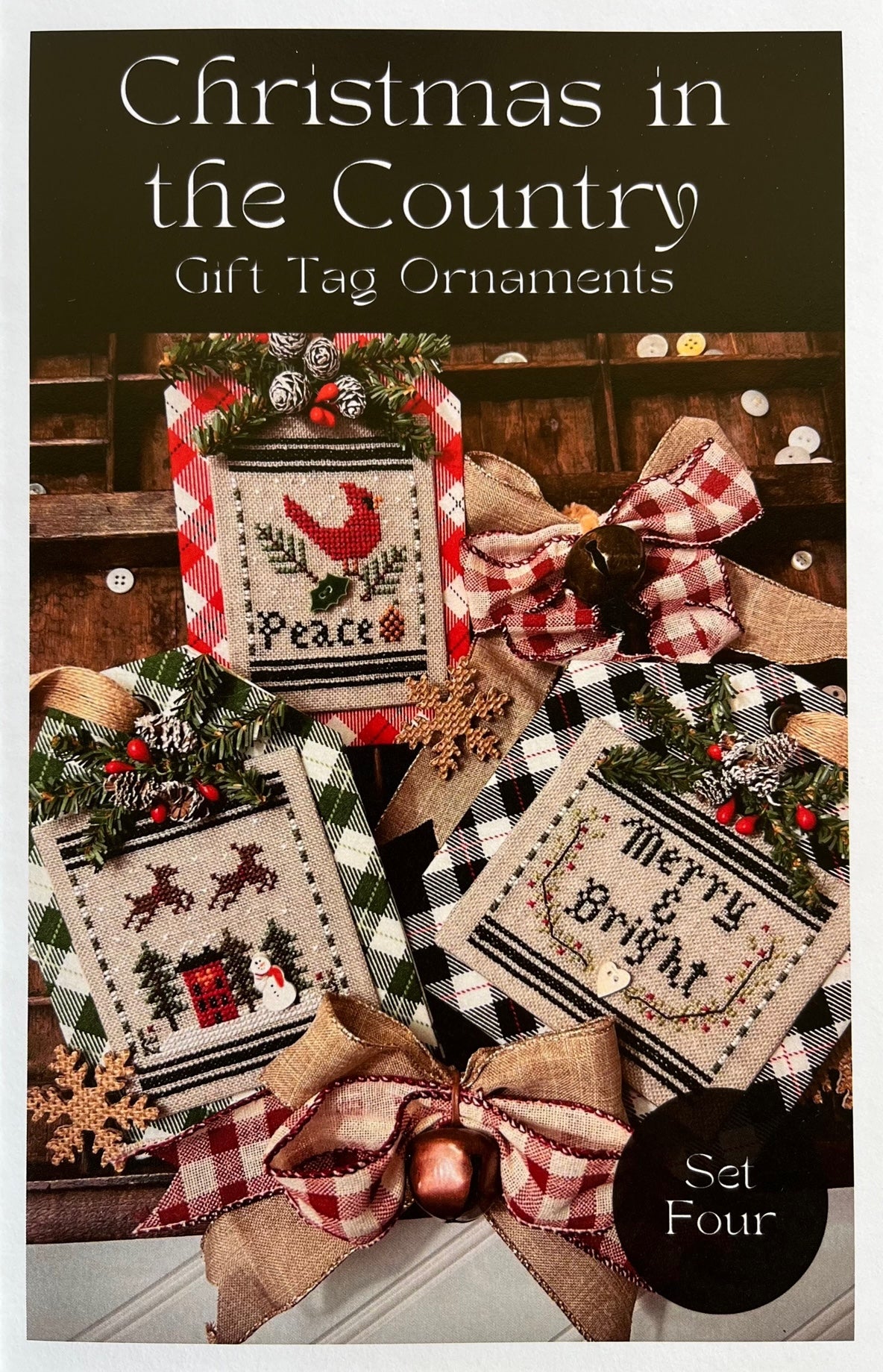 Christmas in the Country Set 4 cross-stitch pattern by Annie Beez Folk Art