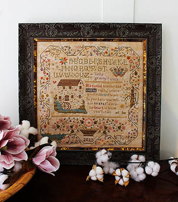 Cicadas' Song Sampler Cross Stitch Pattern by Cosford Rise Stitchery
