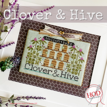 Clover & Hive Cross Stitch Pattern by Hands On Design