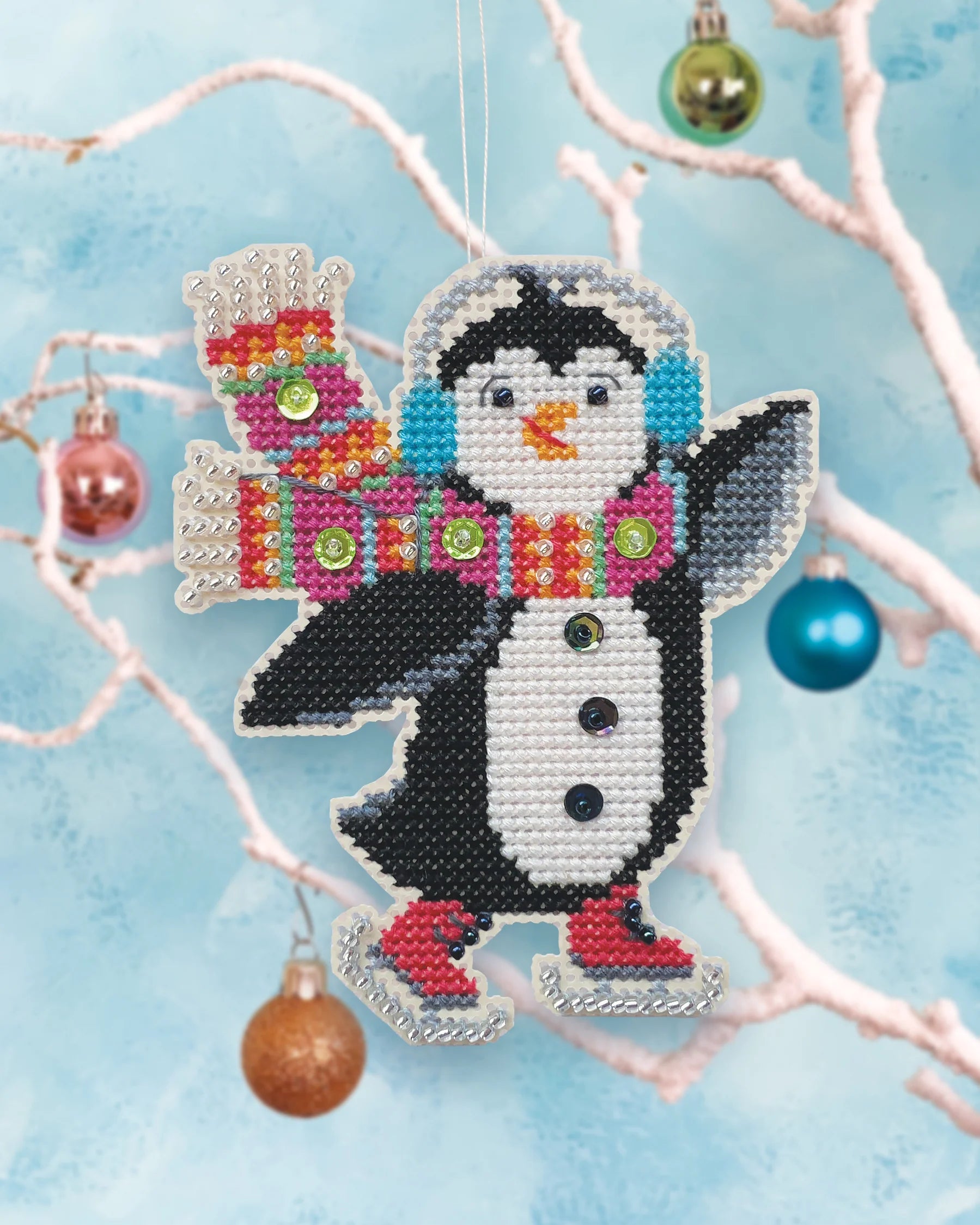 Cool Kid Satsuma Street Cross Stitch Ornament Kit