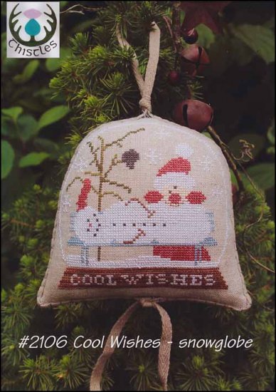 Cool Wishes - Snowglobe Cross Stitch Pattern by Thistles