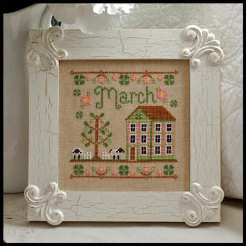 Cottage Of The Month-March Cross Stitch Pattern by Country Cottage Needleworks