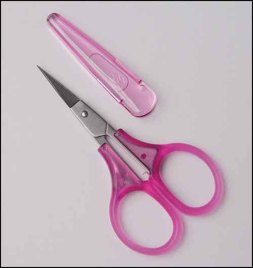 Cotton Candy Pink Embroidery Scissors by Sew Mate