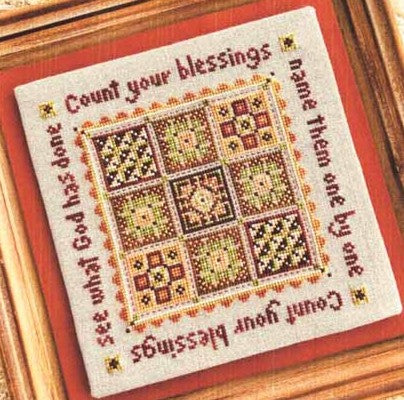 Count Your Blessings Cross Stitch Pattern by Sweet Wing Studio