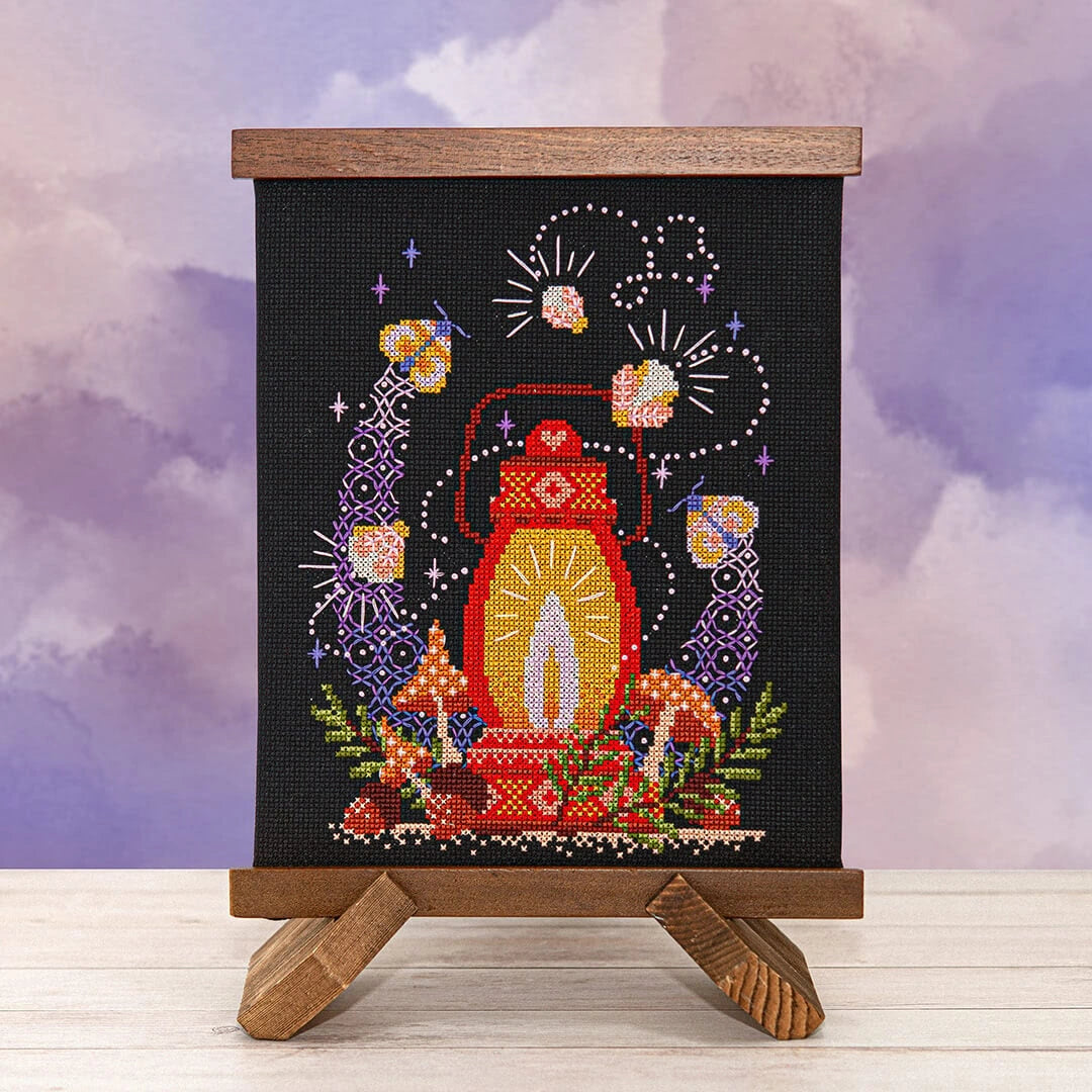Counting Puddles WOODLAND AGLOW Cross Stitch Pattern