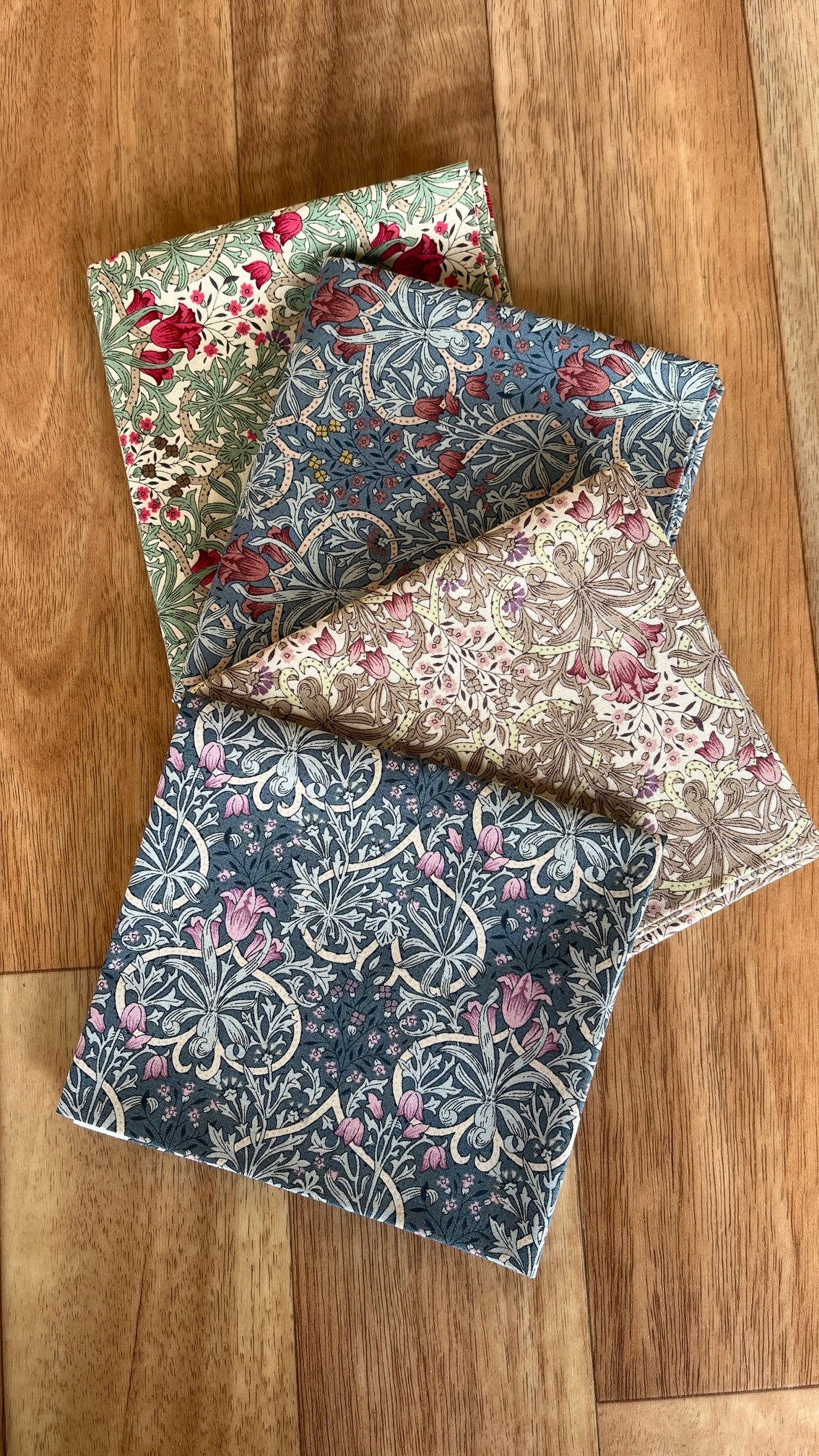 Country Floral Collection Fat Quarter Bundle by Nakamura for Nutex Fabrics