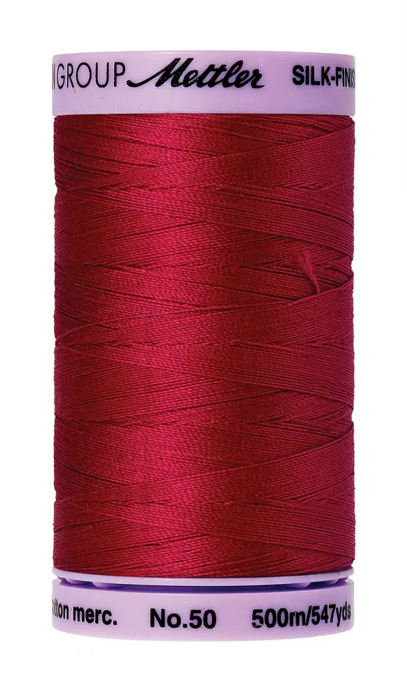 Mettler Cotton Silk Finish 50wt Country Red