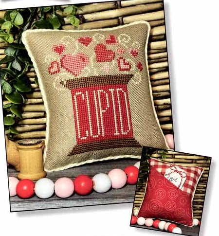 Cupid Spool Cross Stitch Pattern by Crafty Bluebonnet Designs