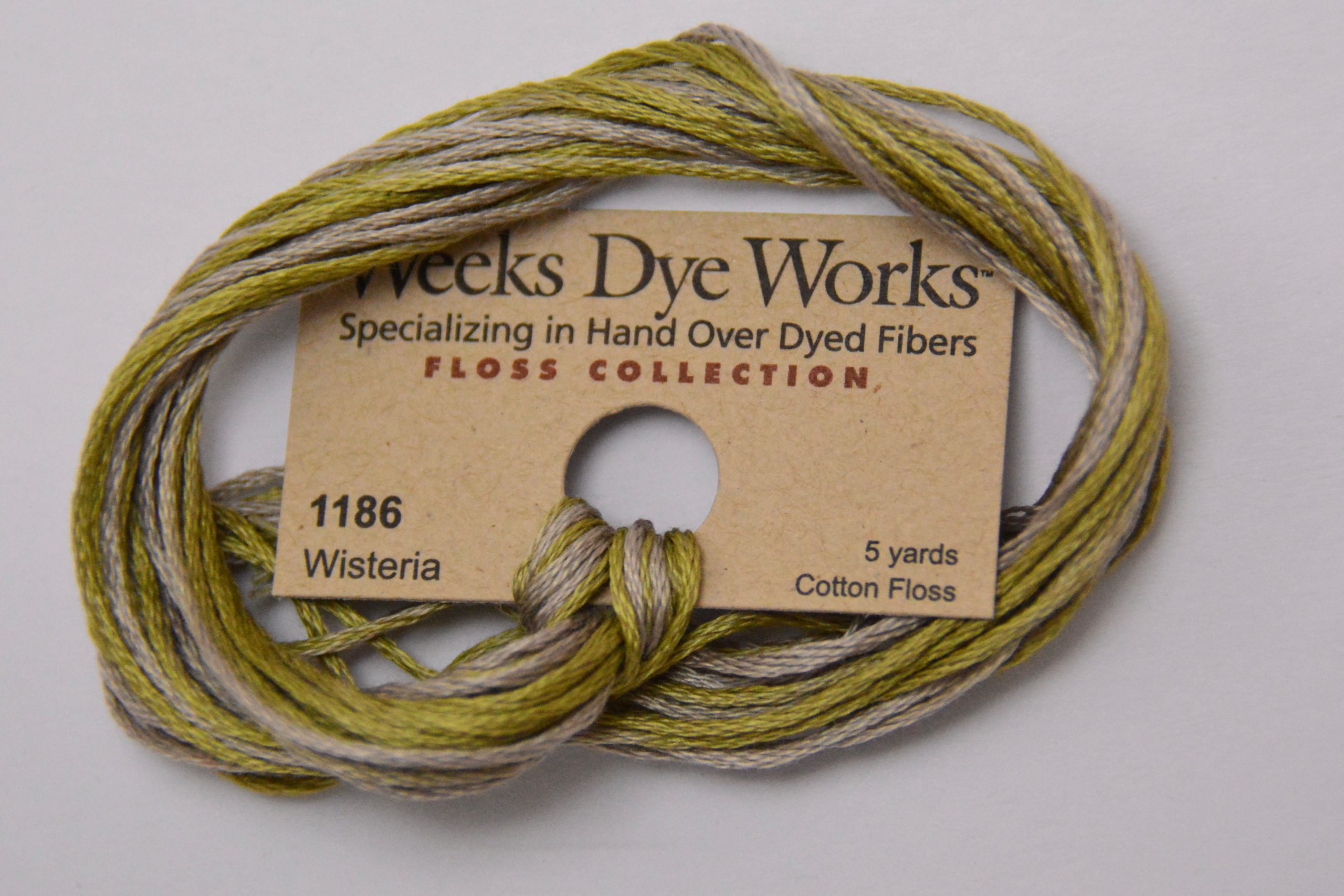Wisteria 1186 Weeks Dye Works 6-Strand Hand-Dyed Embroidery Floss