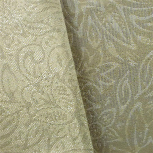Beige/Ivory Floral Jacquard Home Decorating Fabric
