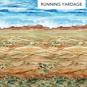The Great Outdoors - Rust Multi Desert Ombre DP28448-37 - Quilting Fabric