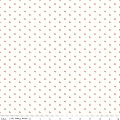 Josie Fabric D - Riley Blake Designs - Bee Basics by Lori Holt - C9711 - Tearose