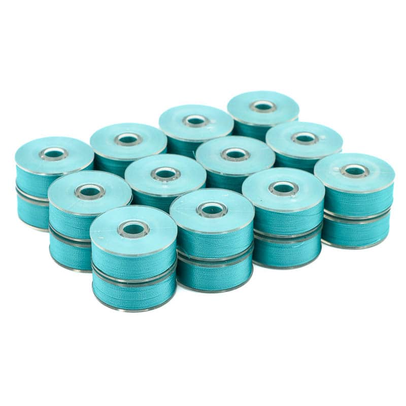 DecoBob Prewound Bobbins Exclusive - 934 Medium Teal - M Size Bobbins