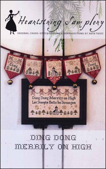Ding Dong Merrily On High Cross Stitch Pattern by Heartstring Samplery