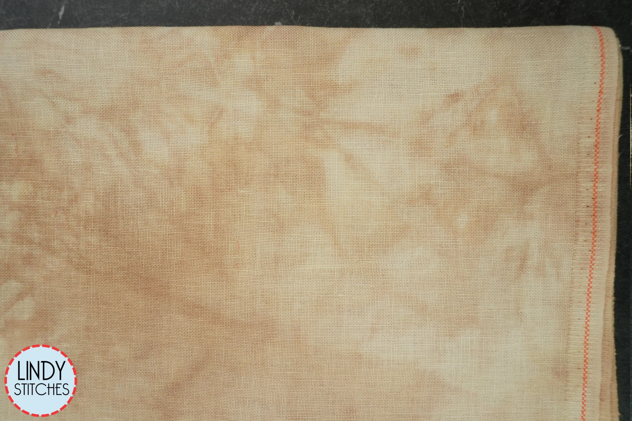 32 Count Dirty Teacup Belfast Linen by Needle & Flax Hand Dyed