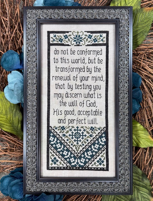 Do Not Be Conformed Cross Stitch Pattern | My Big Toe Designs