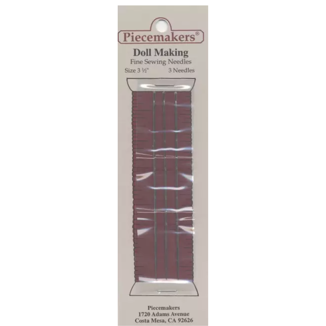 Piecemaker Dollmaking Needles 3 1/2" #12-D3 (pkg 3)