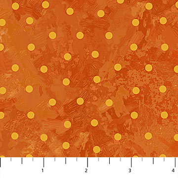 Sunshine Harvest - Orange Dots on Texture 25461-56 - Quilting Fabric