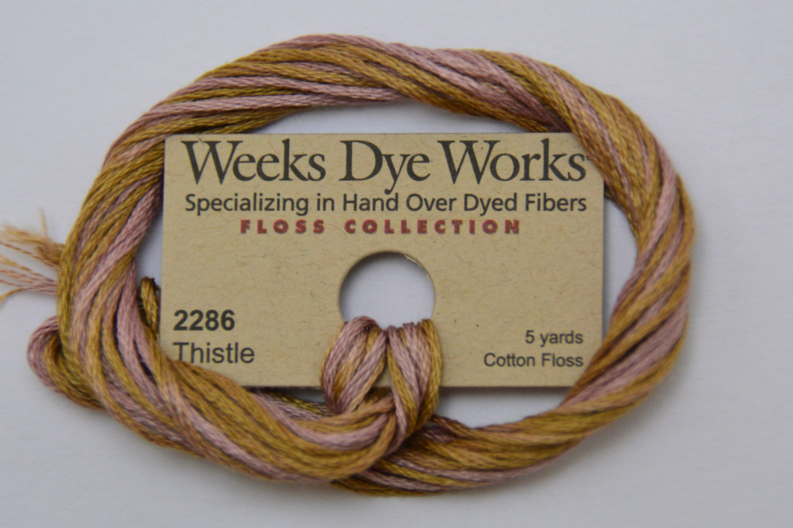 Thistle 2286 Weeks Dye Works 6-Strand Hand-Dyed Embroidery Floss