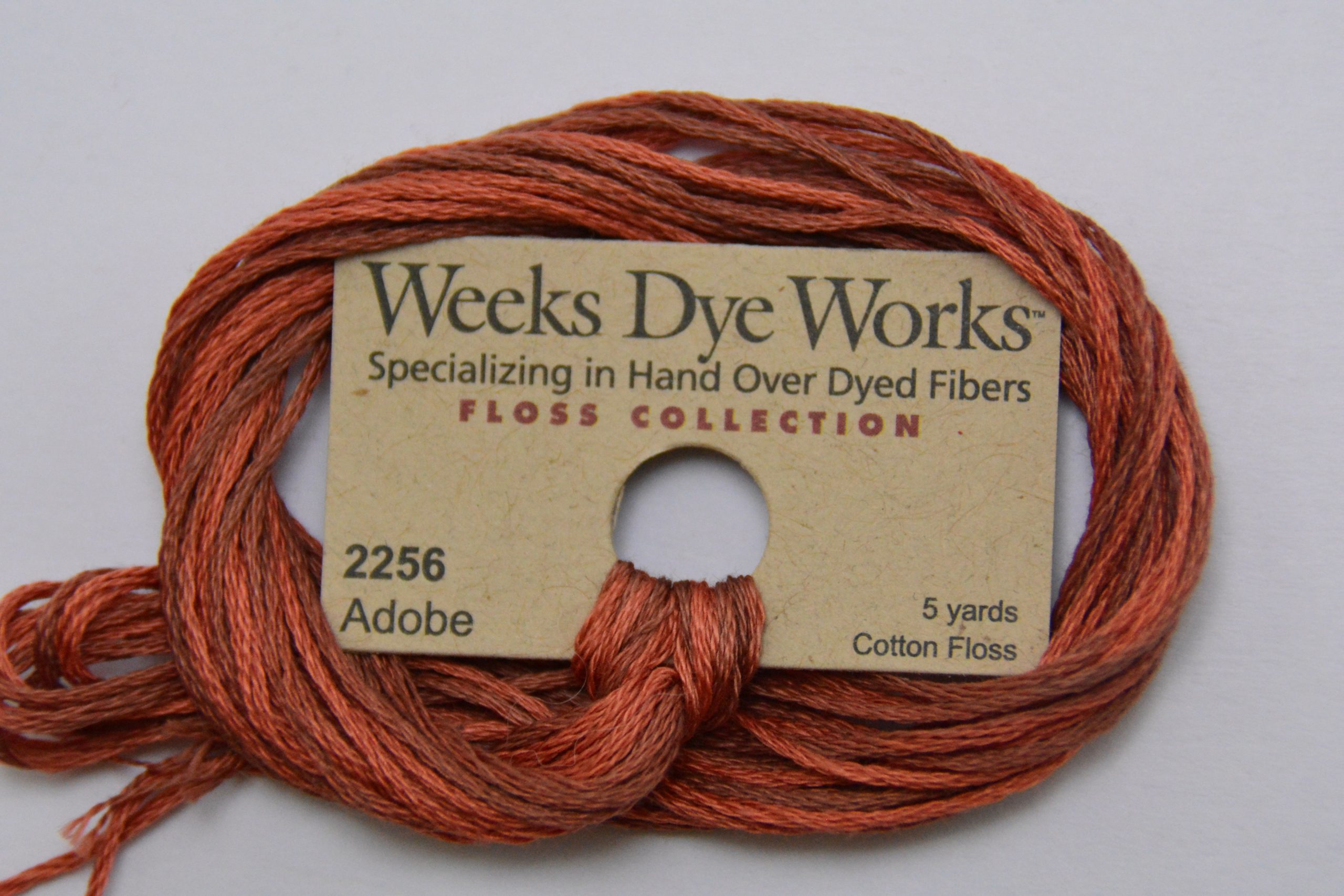 Adobe 2256 Weeks Dye Works 6-Strand Hand-Dyed Embroidery Floss
