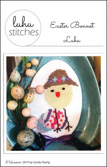 Easter Bonnet Luhu Cross Stitch Pattern by Luhu Stitches