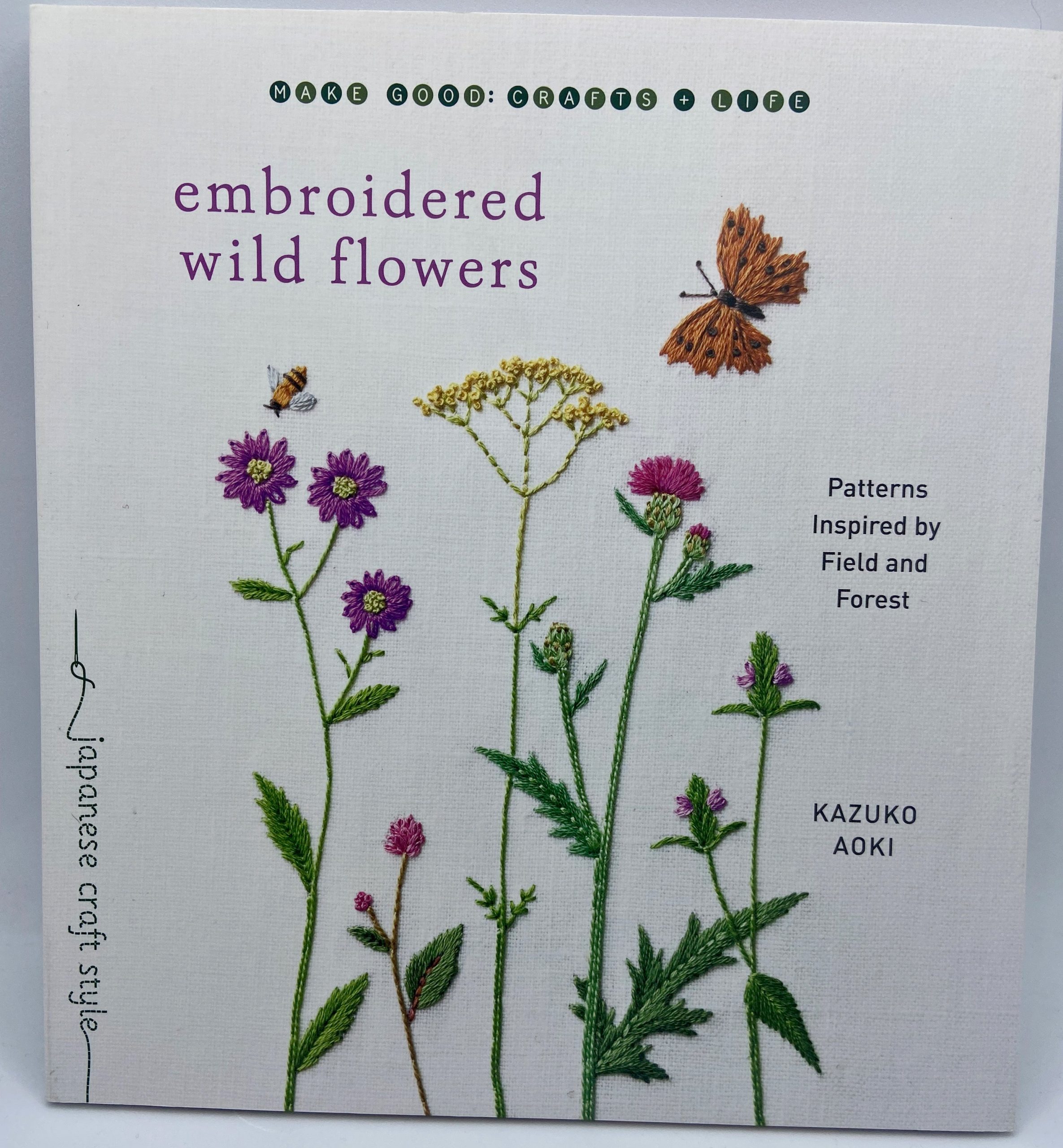 Embroidered Wild Flowers by Kazuko Aoki