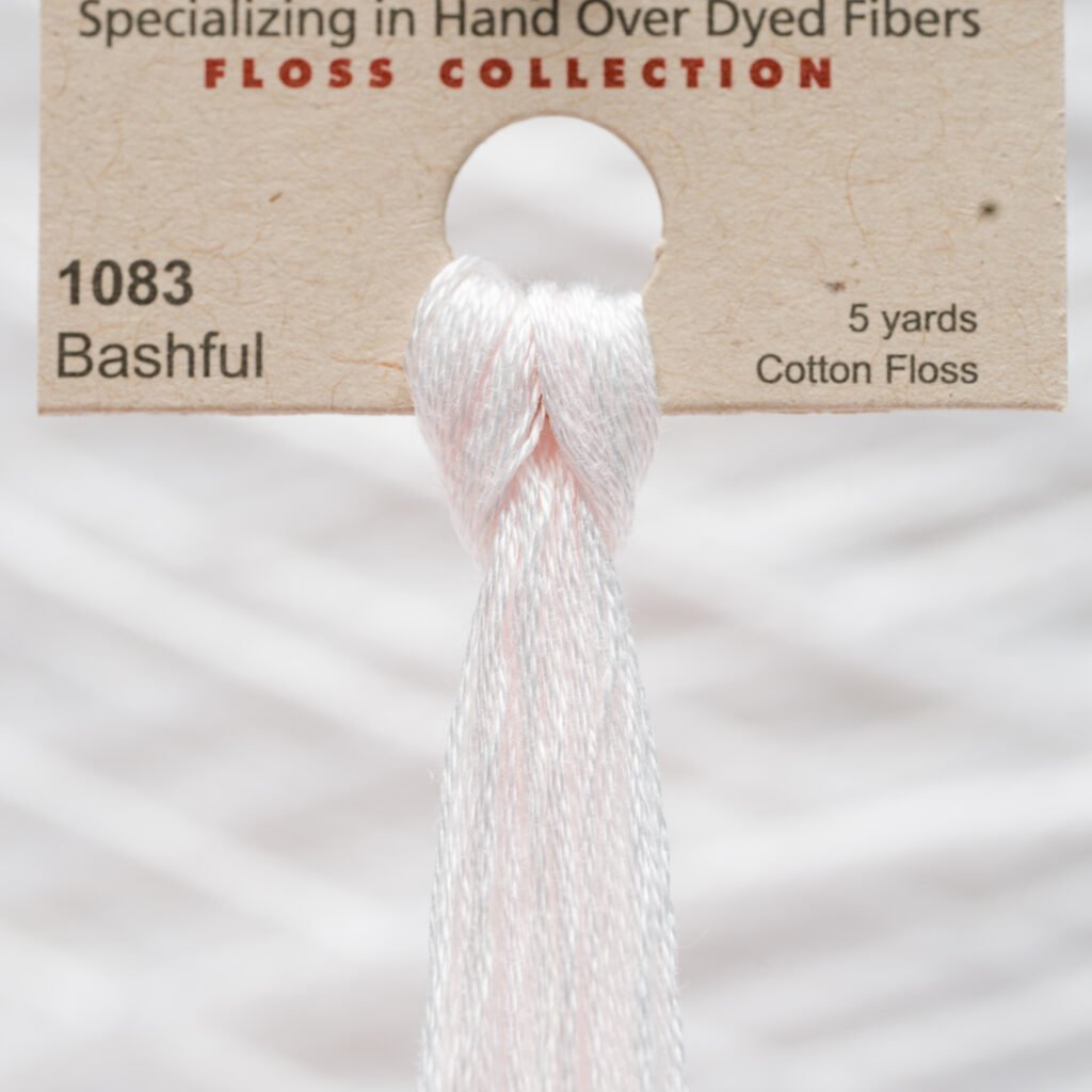 Weeks Dye Works Cotton Floss – 1083 Bashful – 5 yard, tinto a mano