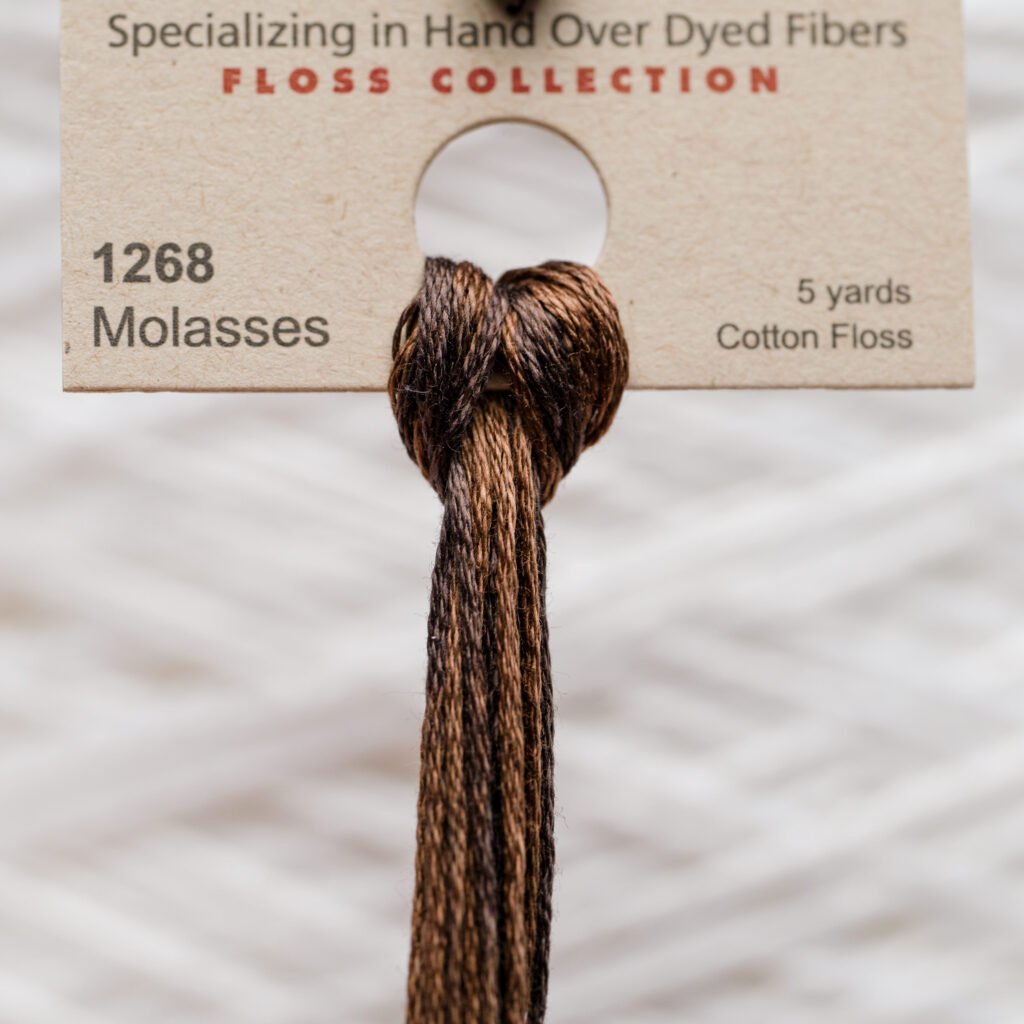 Weeks Dye Works Cotton Floss – 1268 Molasses – 5 Yards, handgefärbt