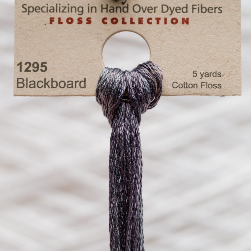 Weeks Dye Works Cotton Floss – 1295 Blackboard – 5 Yards, handgefärbt