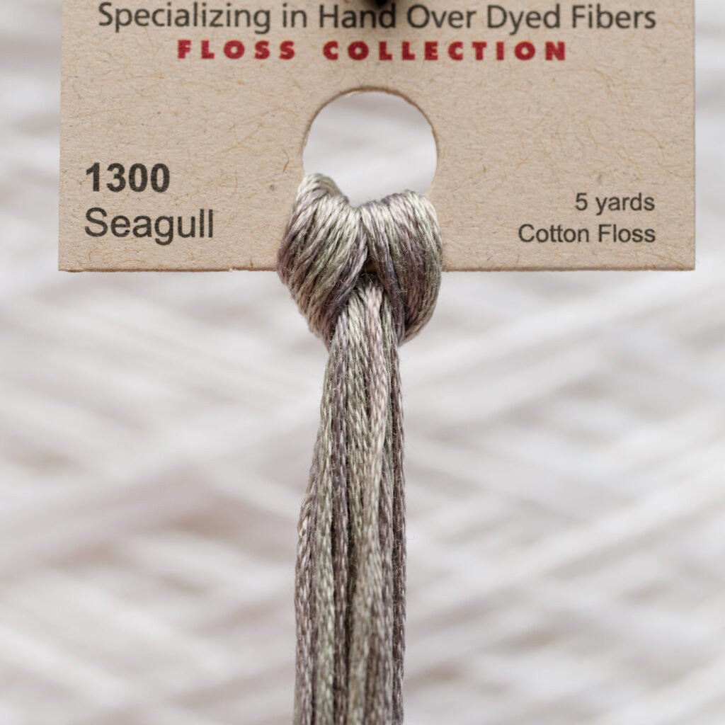 Weeks Dye Works Fil de coton – 1300 Seagull – 5 Yards, Hand-Dyed