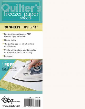 Quilter's Freezer Paper Sheets
