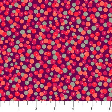CLEARANCE Candy Apple Fabric F - FIGO Fabrics - Splendor -90681-84
