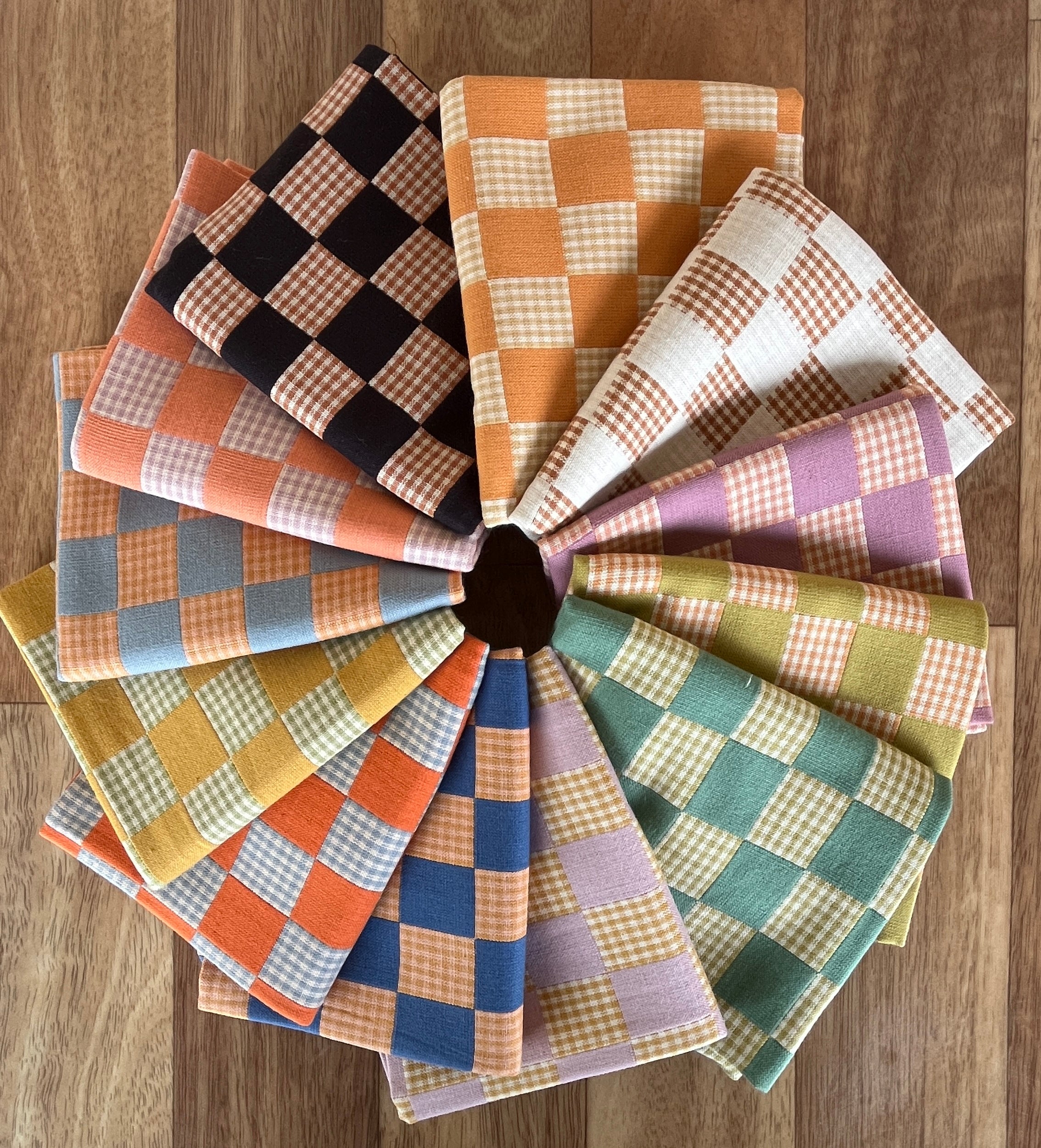 Check Mate Checkers Fat Quarter Bundle by Fableism Supply Co