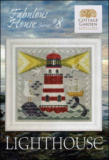 Fabulous House Series Part 8: Lighthouse Cross Stitch Pattern by Cottage Garden Samplings