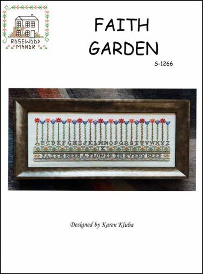 Faith Garden Cross Stitch Pattern by Rosewood Manor