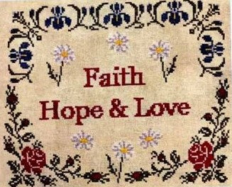 Faith Cross Stitch Pattern by Salty Stitcher Designs