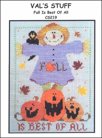 Fall Is Best Of All Cross Stitch Pattern by Val's Stuff