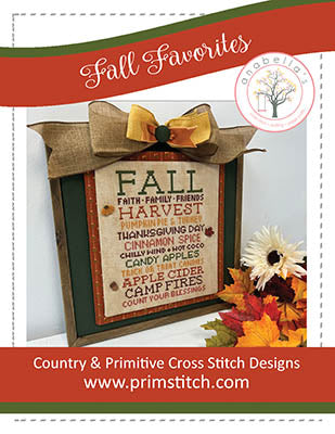 Fall Favorites Cross Stitch Pattern by Anabella's