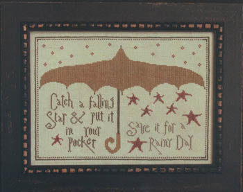 A Falling Star Cross Stitch Pattern by La-D-Da
