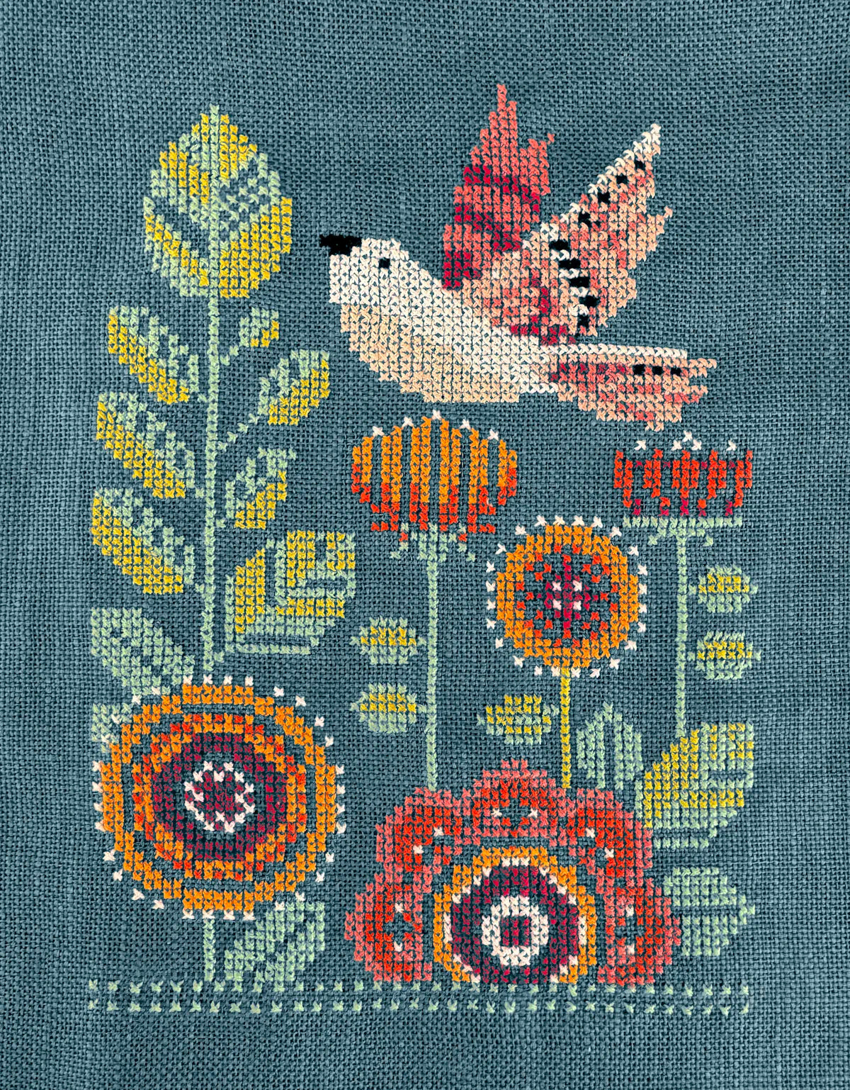 Robin Pickens FANCIFUL FLIGHT Cross Stitch Pattern Nashville Market