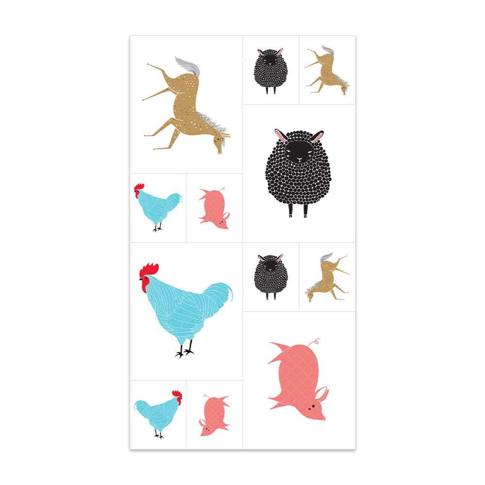 Farm Charm Fabric Panel 22" x 43"