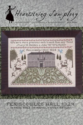 Feniscowles Hall 1824 Cross Stitch Pattern by Heartstring Samplery