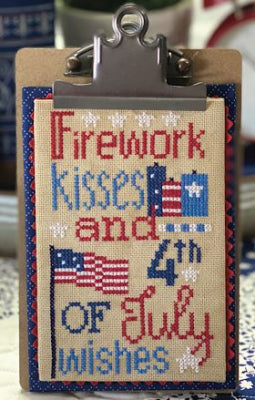 Firework Kisses Cross Stitch Pattern by Primrose Cottage Stitches