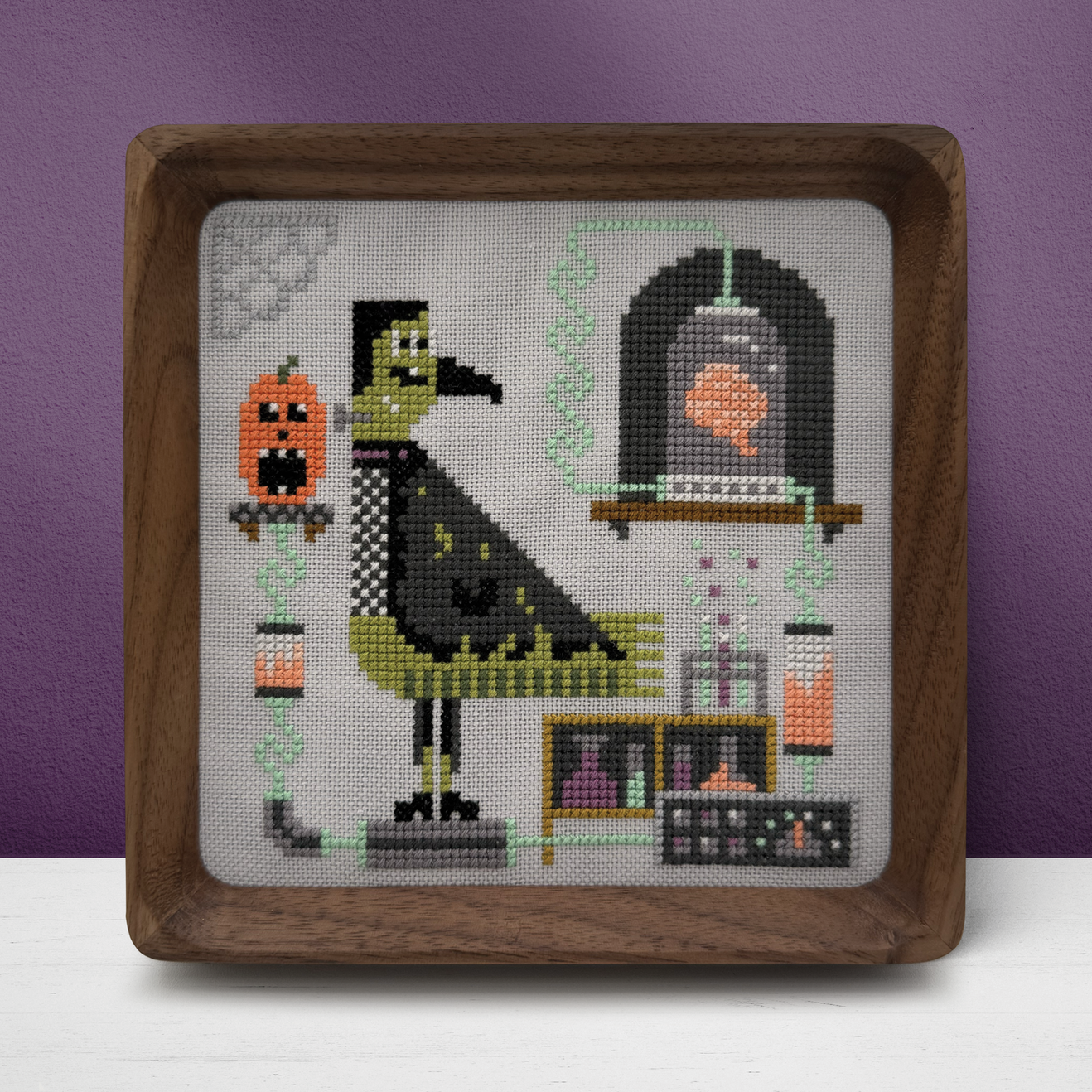 Boomerang Stitches FITZ Trick or Tweet Cross Stitch Pattern Nashville Market
